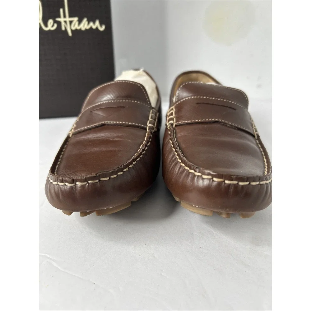 Cole Haan Air Penny Driver Chestnut‎ Sz 8 With Nine Air